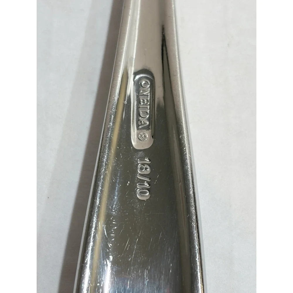 Set of 2 ONEIDA 18/10 Stainless Steel Dinner Fork Glossy Silver Solid Handle